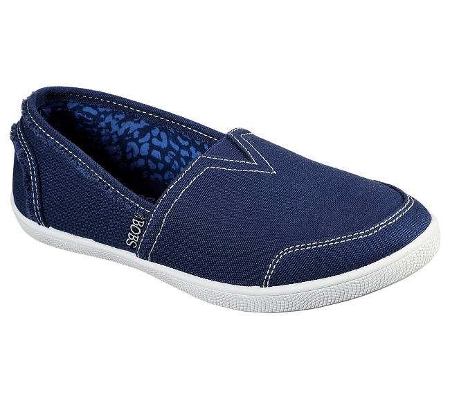 Zapatos Colegio Skechers Mujer - Bobs B Cute Azul Marino ZBQHR2189